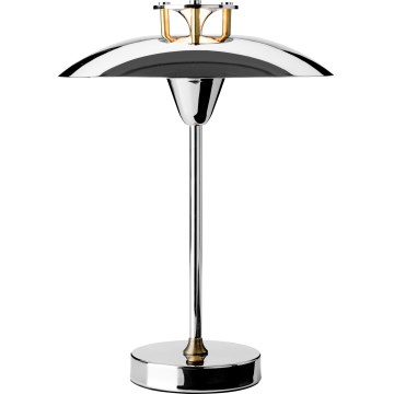 Halo Design 746163 - MINI STEPP Lampă de masă LED reîncărcabilă, reglabilă pentru exterior LED/1,8W/1600 mAh IP44, crom lucios