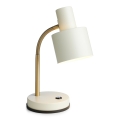 Halo Design 746910 - Lampă de masă VOGUE 1xE27/40W/230V crem/alamă
