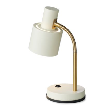 Halo Design 746910 - Lampă de masă VOGUE 1xE27/40W/230V crem/alamă