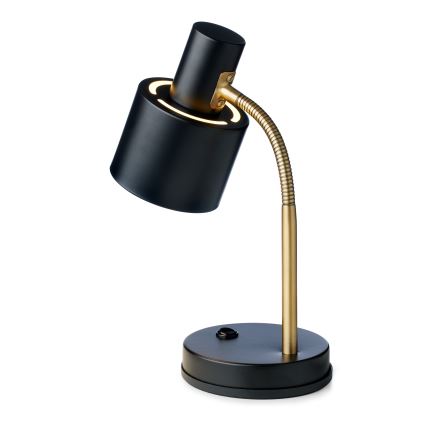 Halo Design 746927 - Lampă de masă VOGUE 1xE27/40W/230V negru/alamă