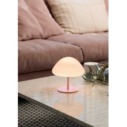 Halo Design 747047 - Lampă de masă CANDY MINI MUSH 1xG9/25W/230V Ø 17 cm roz