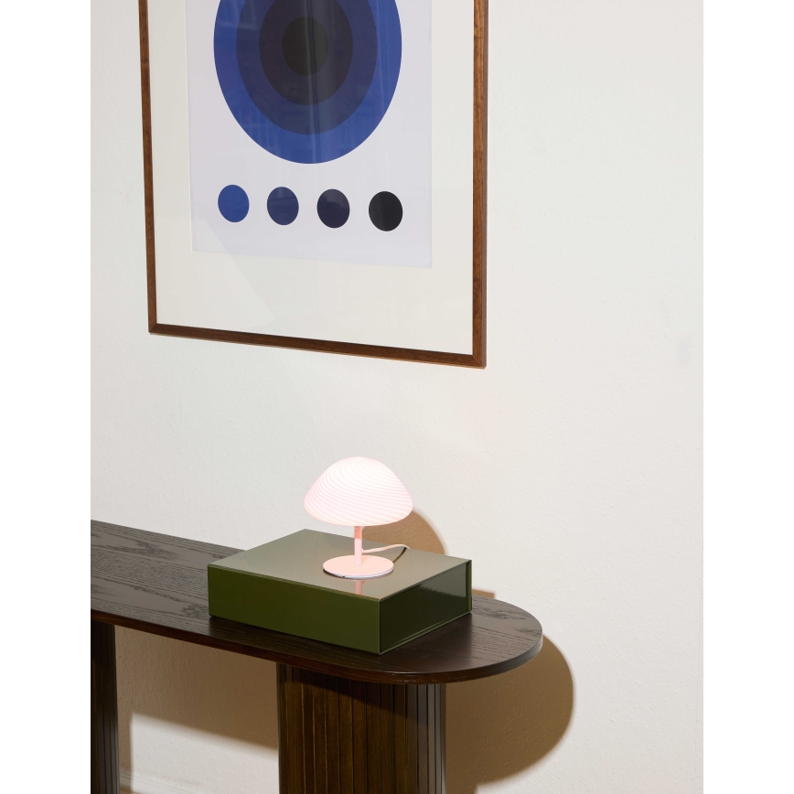 Halo Design 747047 - Lampă de masă CANDY MINI MUSH 1xG9/25W/230V Ø 17 cm roz