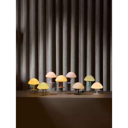 Halo Design 747047 - Lampă de masă CANDY MINI MUSH 1xG9/25W/230V Ø 17 cm roz