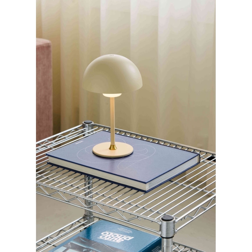 Halo Design 747597 - Lampă de birou LED reîncărcabilă și reglabilă MOON LIGHT LED/2,7W/2600 mAh, crem