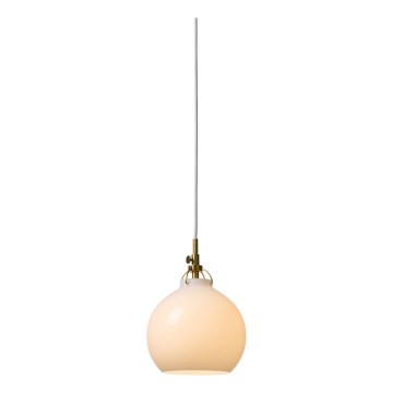 Halo Design 747924 - Suspensie pe cablu TOSCANA, 1xG9/28W/230V, Ø 18 cm, crem/alamă