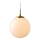 Halo Design 748341 - Pendul pe cablu CANDY 1xE27/25W/230V, diametru 20 cm, crem/alamă