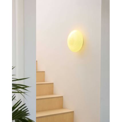 Halo Design 748693 - Plafonieră CANDY 1xE27/40W/230V Ø 30 cm bej/alamă