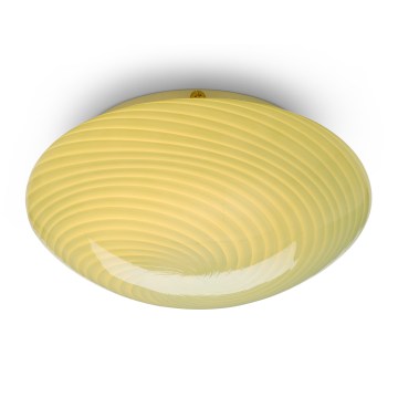 Halo Design 748747 - Plafonieră CANDY 1xE27/40W/230V Ø 30 cm verde/alamă