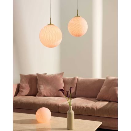 Halo Design 748815 - Lampă de masă CANDY, 1xE14/25W/230V, Ø 20 cm, roz