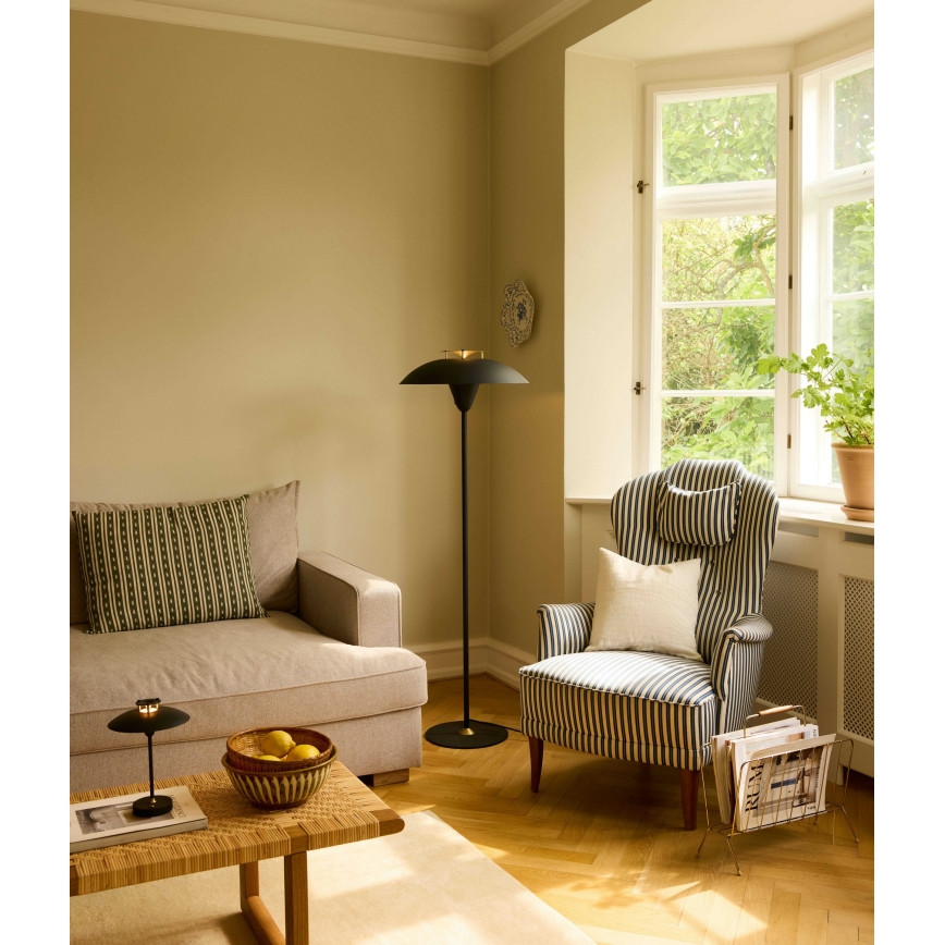 Halo Design 748976 - Lampadar STEPP 1xE27/28W/230V negru/alamă