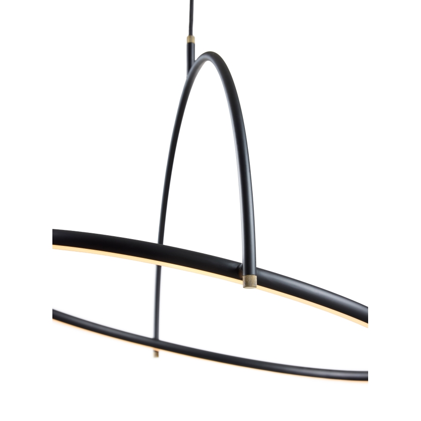 Halo Design 749539 - Lustră LED dimabilă pe cablu TILT, LED/40W/230V, diam. 40 cm, negru