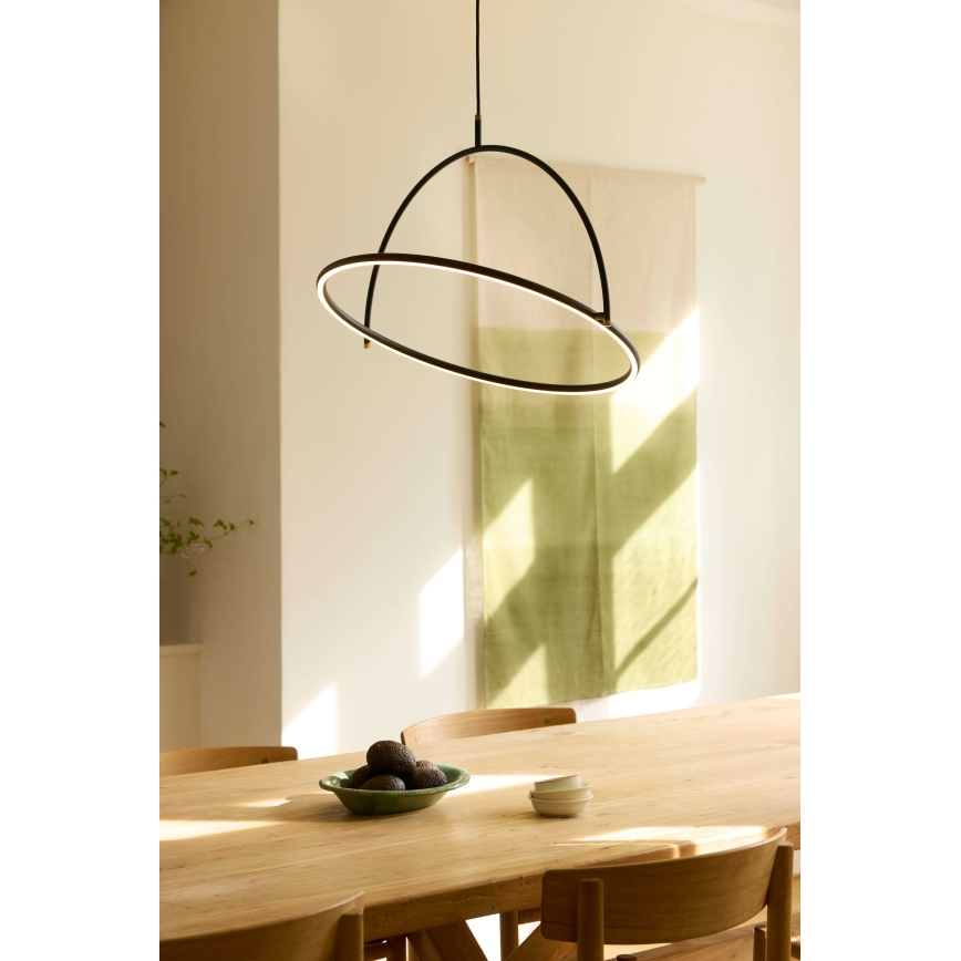 Halo Design 749546 - Lampă suspendată LED reglabilă pe cablu TILT LED/40W/230V, Ø 60 cm, negru