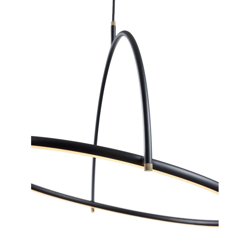 Halo Design 749546 - Lampă suspendată LED reglabilă pe cablu TILT LED/40W/230V, Ø 60 cm, negru