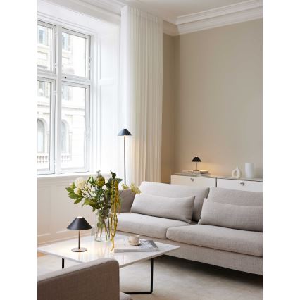 Halo Design 800803 - Lampă de masă LED reîncărcabilă, dimabilă, pentru exterior HYGGE LED/3W/4000 mAh IP54, neagră