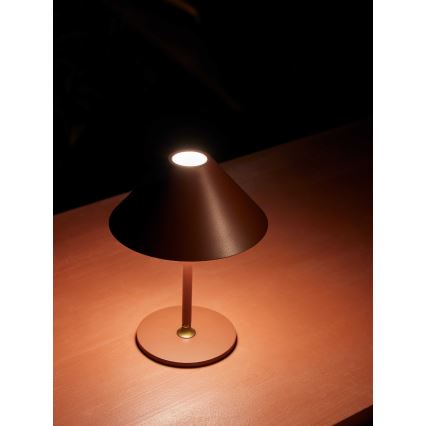 Halo Design 800834 - Lampă de masă LED reîncărcabilă și reglabilă pentru exterior HYGGE LED/3W/4000 mAh IP54 vișiniu