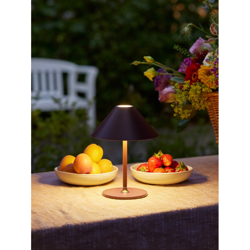 Halo Design 800834 - Lampă de masă LED reîncărcabilă și reglabilă pentru exterior HYGGE LED/3W/4000 mAh IP54 vișiniu