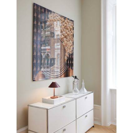 Halo Design 800834 - Lampă de masă LED reîncărcabilă și reglabilă pentru exterior HYGGE LED/3W/4000 mAh IP54 vișiniu