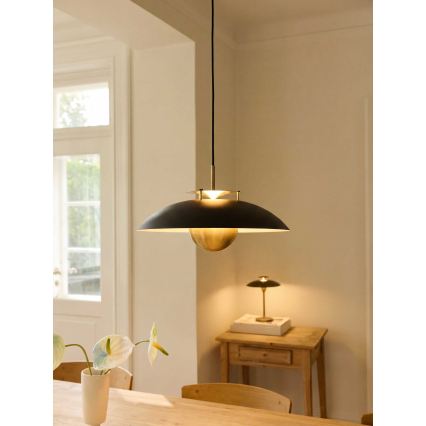 Halo Design 749102 - Lampă suspendată pe cablu STEPP LED/24W/230V, dimmabilă, Ø 46 cm, negru/alamă