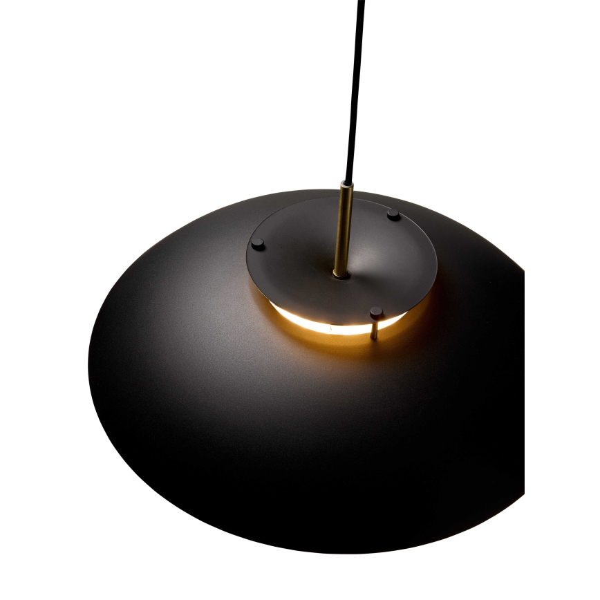 Halo Design 749102 - Lampă suspendată pe cablu STEPP LED/24W/230V, dimmabilă, Ø 46 cm, negru/alamă