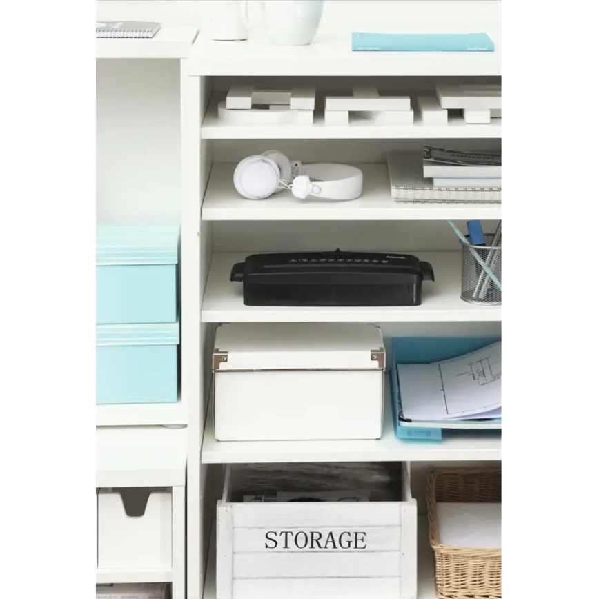 Hama - Mini distrugător de hârtie A4 230V negru