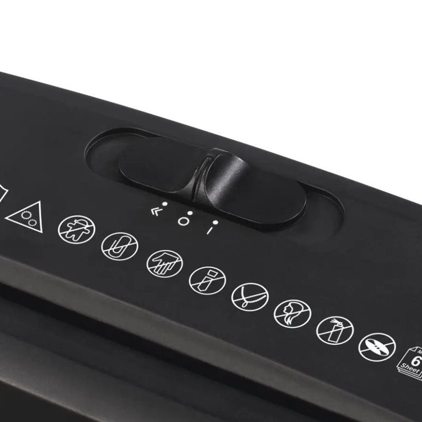 Hama - Mini distrugător de hârtie A4 230V negru