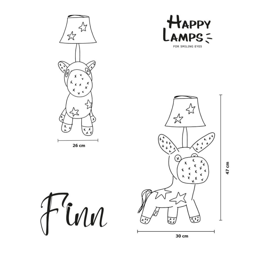 Happy Lamps - Lampă de birou pentru copii FINN LED/5,4W/230V cal