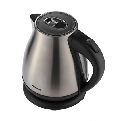 Heinner HEK-17IX - Fierbător electric 1,7 l 2200W/230V crom mat/negru