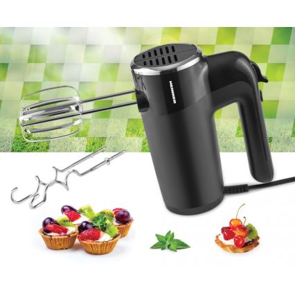 Heinner HM-300BK - Mixer de mână 300W/230V negru