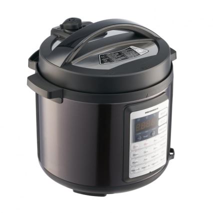 Heinner HPCK-38BK - Oală sub presiune electrică multifuncțională, 5,7 l, 1000 W/230 V, neagră