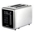 Heinner HTP-DD900BKSS - prăjitor de pâine digital, 900 W, 230 V, inox