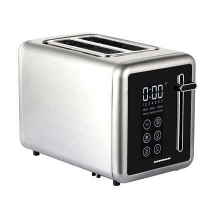 Heinner HTP-DD900BKSS - prăjitor de pâine digital, 900 W, 230 V, inox