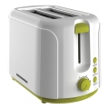 Heinner TP-750GR - Prăjitor de pâine cu 2 fante 750W/230V alb/verde