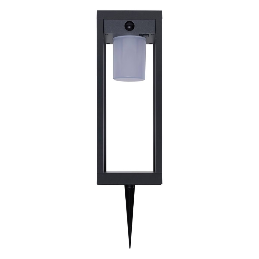 Hesperide - Lanternă solară LED cu senzor de mișcare și de amurg PIKY LED/3,7V 2600 mAh 40 cm IP65 antracit