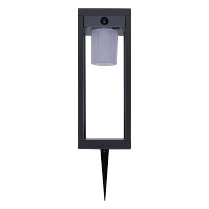 Hesperide - Lanternă solară LED cu senzor de mișcare PIKY LED/3,7V 2600 mAh 40 cm IP65 antracit