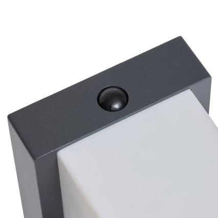 Hesperide - Aplică solară de perete LED cu senzor de mișcare MULTY LED/3,7V 2600 mAh IP65 antracit
