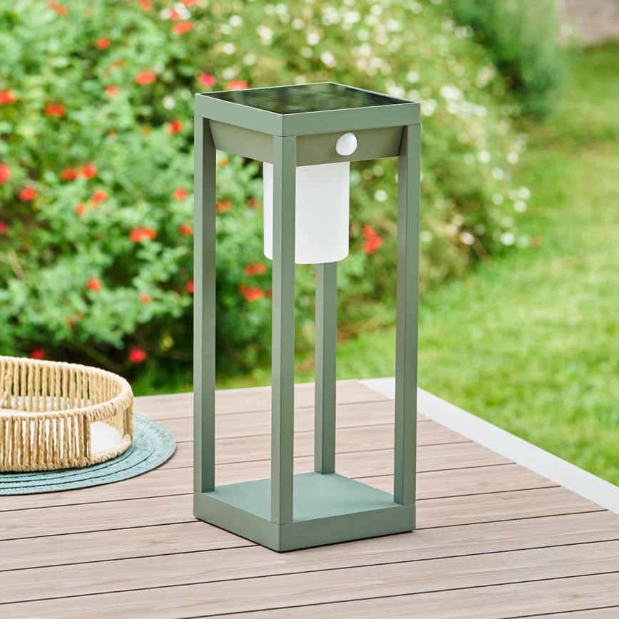 Hesperide - Felinar solar LED cu senzor de mișcare PIKY LED/3,7V 2600 mAh 40 cm IP65 verde