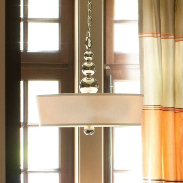 Hinkley - Candelabru cu lanț ZELDA 3xE27/60W/230V crom lucios