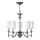 Hinkley - Candelabru SUSSEX suspendat pe lanț, 5 x E14, 40W, 230V, crom mat