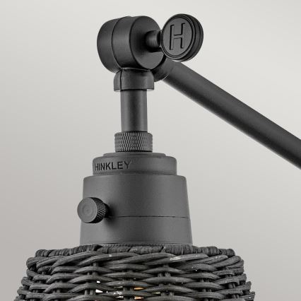 Hinkley - Aplică de perete cu spot ARTI 1xE27/60W/230V negru