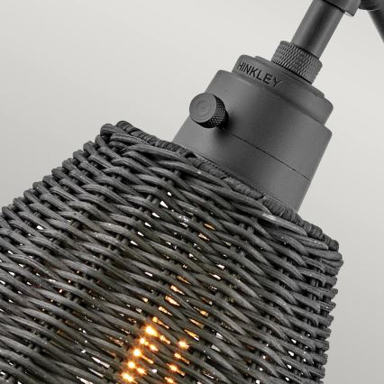 Hinkley - Aplică de perete cu spot ARTI 1xE27/60W/230V negru