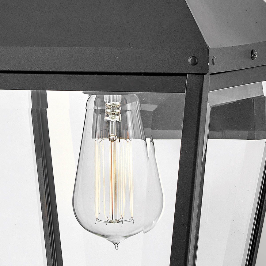 Hinkley - Aplica de exterior DAWSON M 1xE27/60W/230V IP44 negru