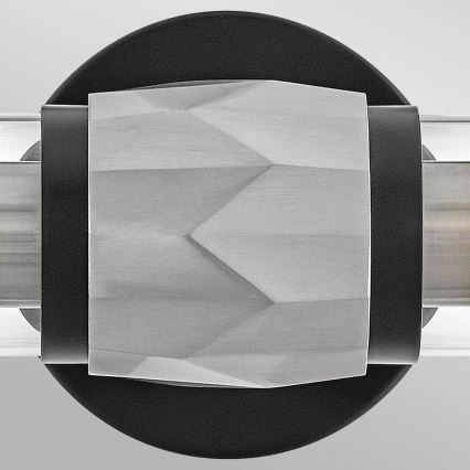 Hinkley - Aplică de perete pentru baie ELLISON 2xE27/40W/230V IP44 neagră