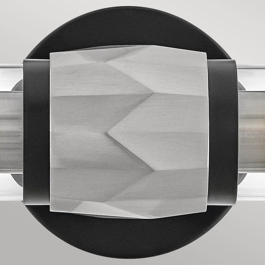 Hinkley - Aplică de perete pentru baie ELLISON 2xE27/40W/230V IP44 neagră