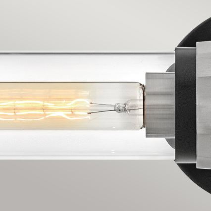 Hinkley - Aplică de perete pentru baie ELLISON 2xE27/40W/230V IP44 neagră