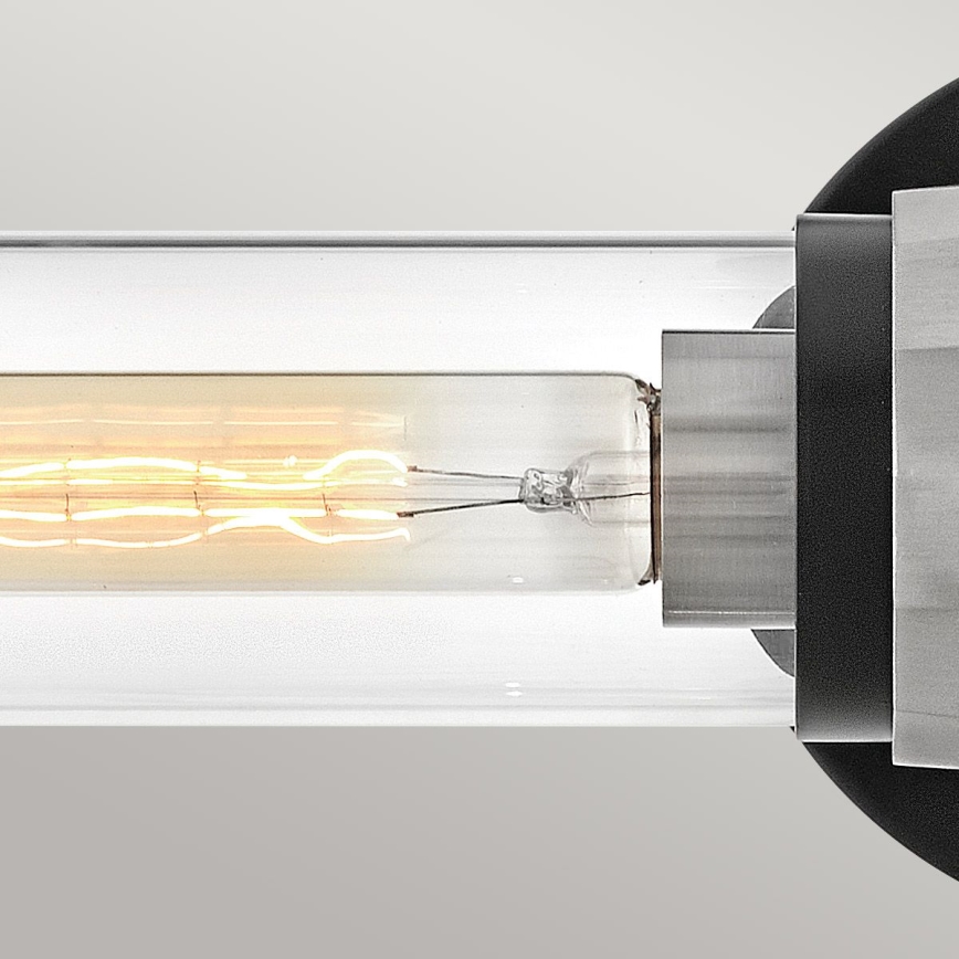 Hinkley - Aplică de perete pentru baie ELLISON 2xE27/40W/230V IP44 neagră