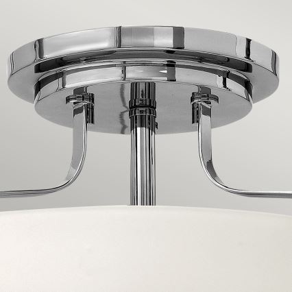 Hinkley - Lustru aplicat HARPER 3xE27/60W/230V Ø 36,6 cm crom lucios