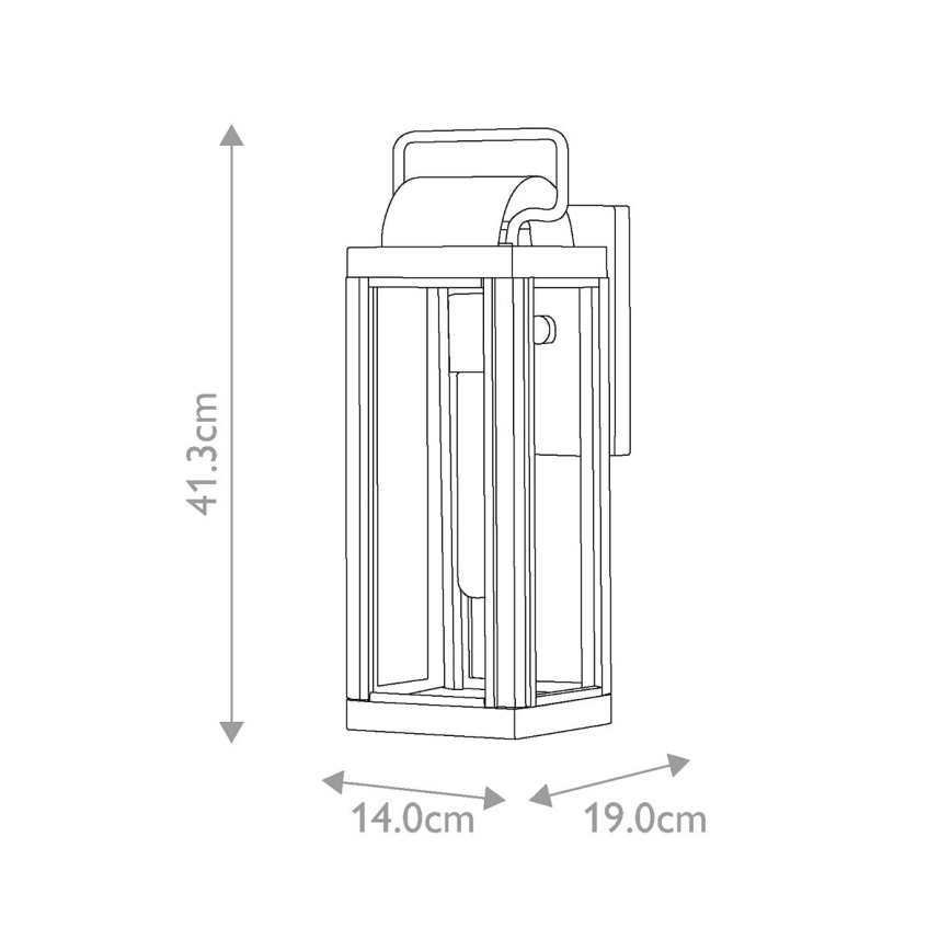 Hinkley - HARBOR Aplica de perete pentru exterior, 1xE27/60W/230V, IP44, bronz