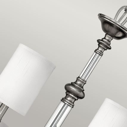 Hinkley - Lustră suspendată SUSSEX 9xE14/40W/230V, crom mat