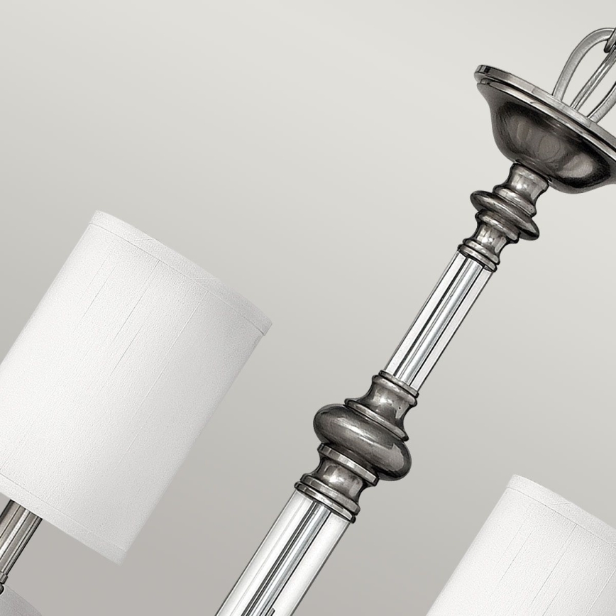 Hinkley - Lustră suspendată SUSSEX 9xE14/40W/230V, crom mat