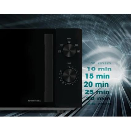 HISENSE H20MOBP1H - Cuptor cu microunde 700 W/230 V, 20 l, negru
